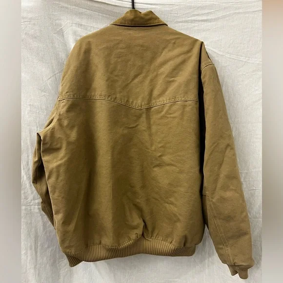 CARHARTT Vintage Sandstone Santa Fe Jacket Quilt Lined XXL Tall - Picture 5 of 5